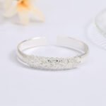 Silver bracelet for gift to girls